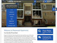 Tablet Screenshot of briarwood-apts.com